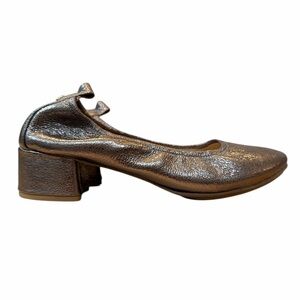 Yosi Samra Metallic Bronze Block Heels